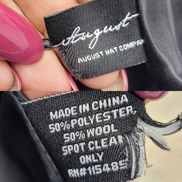 August Hat Company Wool-Blend Cream Newsboy Cap Cabby Retro Piped Tweed Glam - Picture 3 of 7